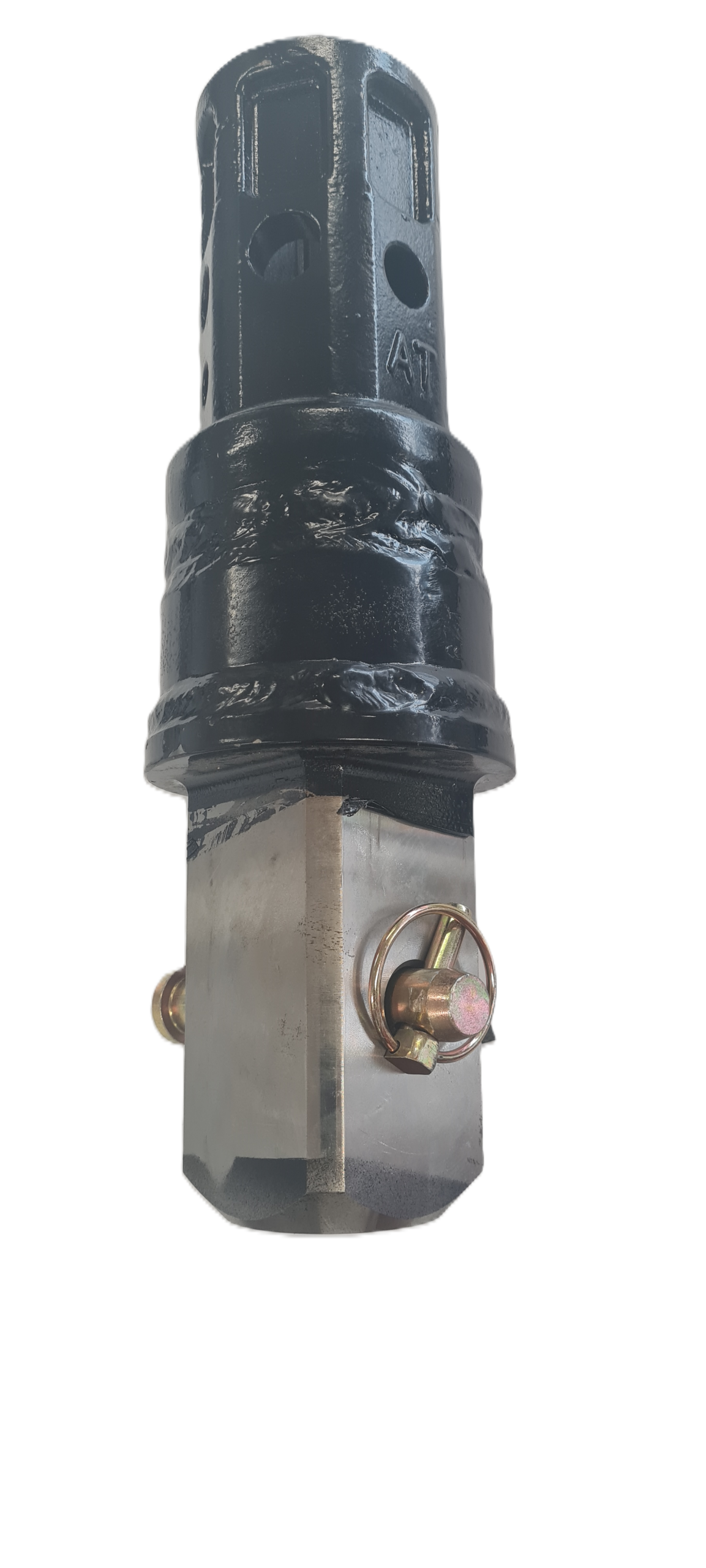Adaptor, 2″ Hex Female to 75mm Square Male