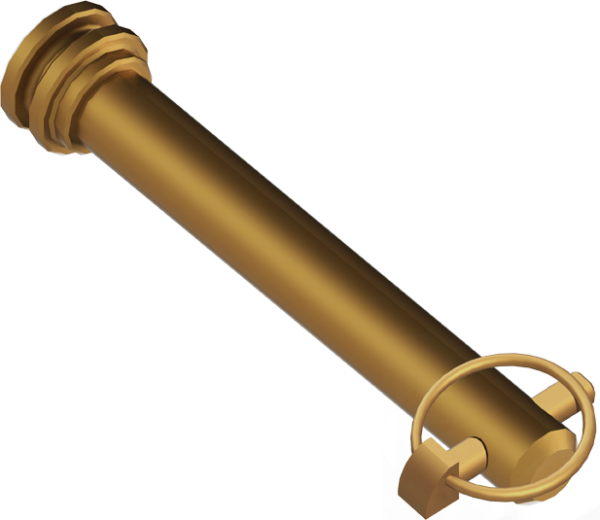 S2 AUGER PIN AND CLIP - 50mm RND